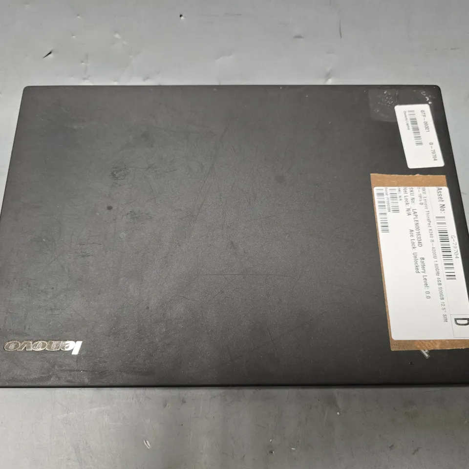 LENOVO X240 THINKPAD LAPTOP IN BLACK