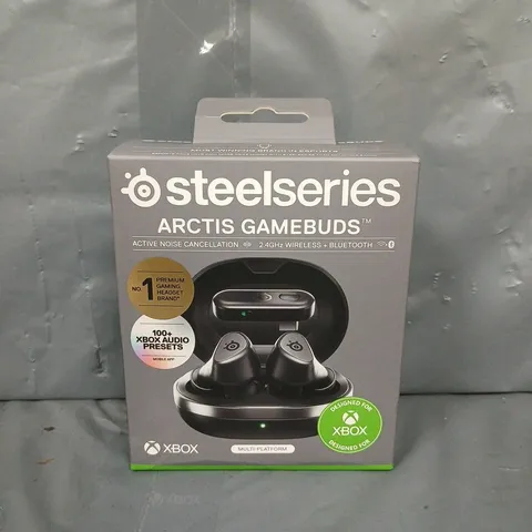 BOXED STEELSERIES ARCTIS GAMEBUDS IN BLACK