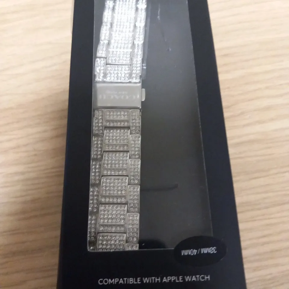 BOXED COACH WATCH STRAP COMPATIBLE WITH APPLE WATCH