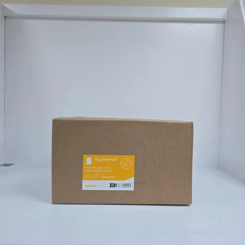 HYGIENE ROLL BULK PACK (12 ROLLS) - 100% RECYCLED WHITE LAMINATED & EMBOSSED