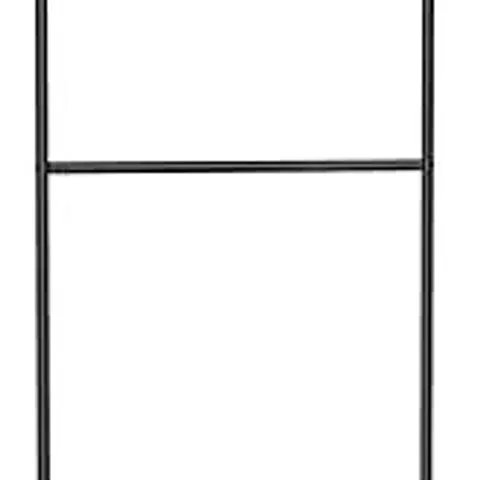 BOXED SONGMICS MIDDLE ROD CLOTHES RACK - BLACK