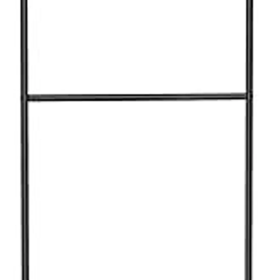 BOXED SONGMICS MIDDLE ROD CLOTHES RACK - BLACK