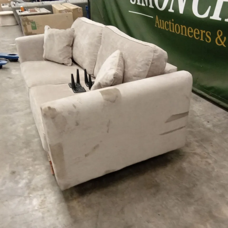 MESSINA 3 SEATER STANDARD BACK FABRIC SOFA RRP £649