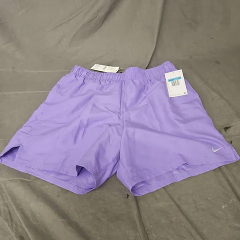 NIKE SWIM SHORTS IN LILAC SIZE M