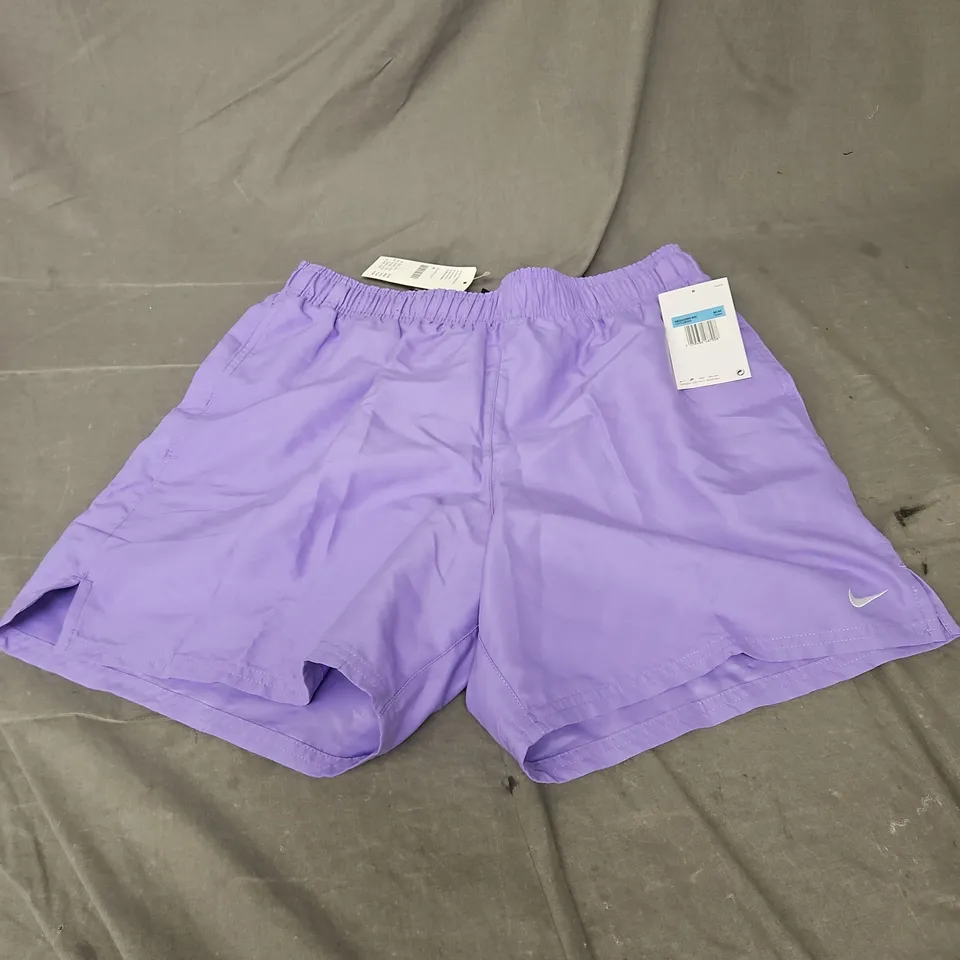 NIKE SWIM SHORTS IN LILAC SIZE M