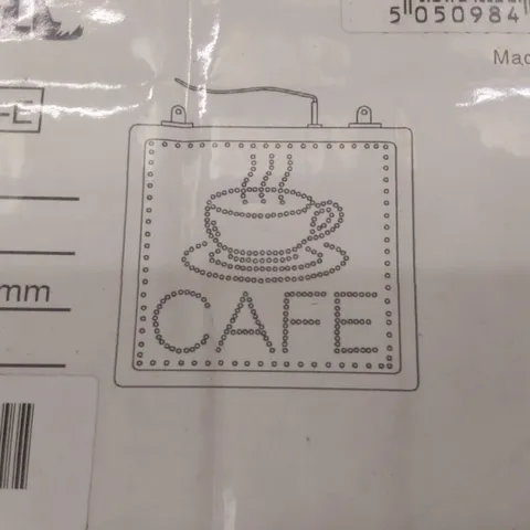 BRAND NEW BOXED BUFFALO LED CAFE SIGN