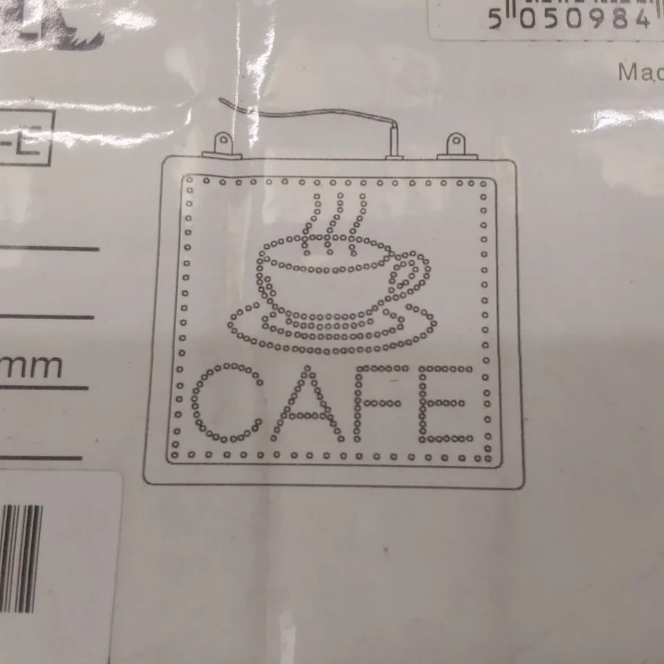 BRAND NEW BOXED BUFFALO LED CAFE SIGN