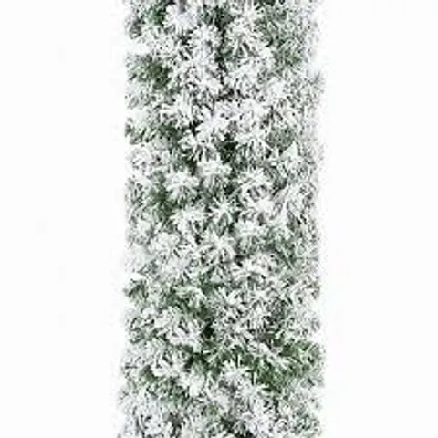 BOXED NEO CHRISTMAS FLOCKED DOORWAY ARCH TREE GARLAND WITH WALL PINE TIPS BUSHY XMAS OUTDOOR INDOOR HOME DΓCOR (SINGLE)