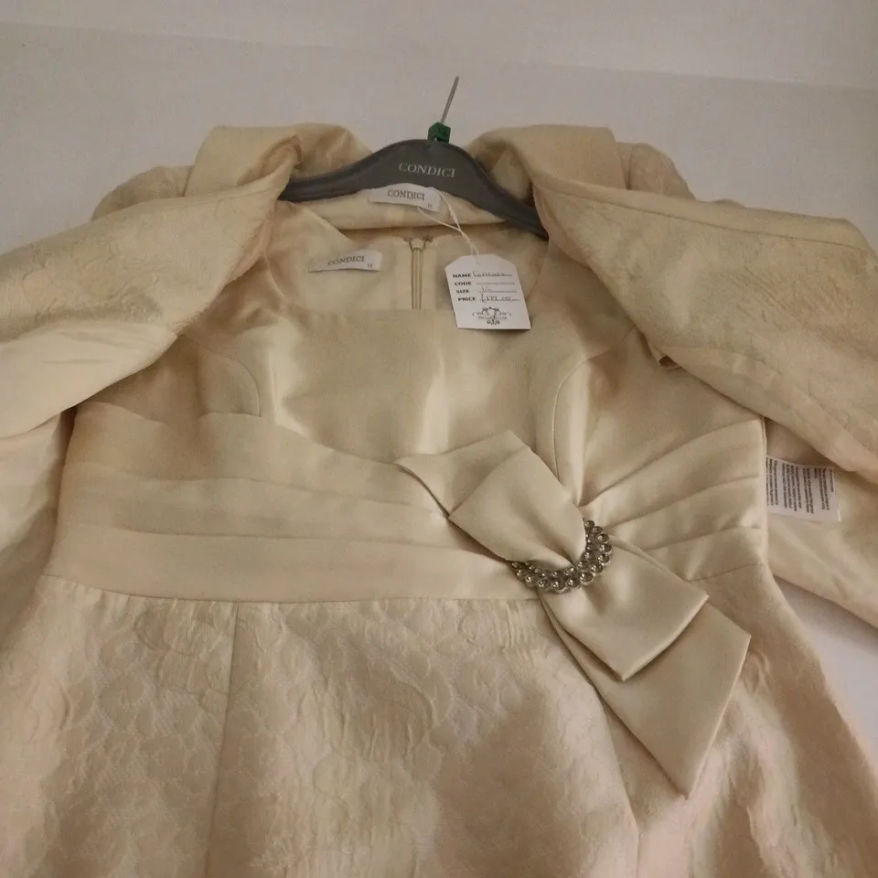 CONDICI SIZE 12 DRESS AND JACKET TAGGED