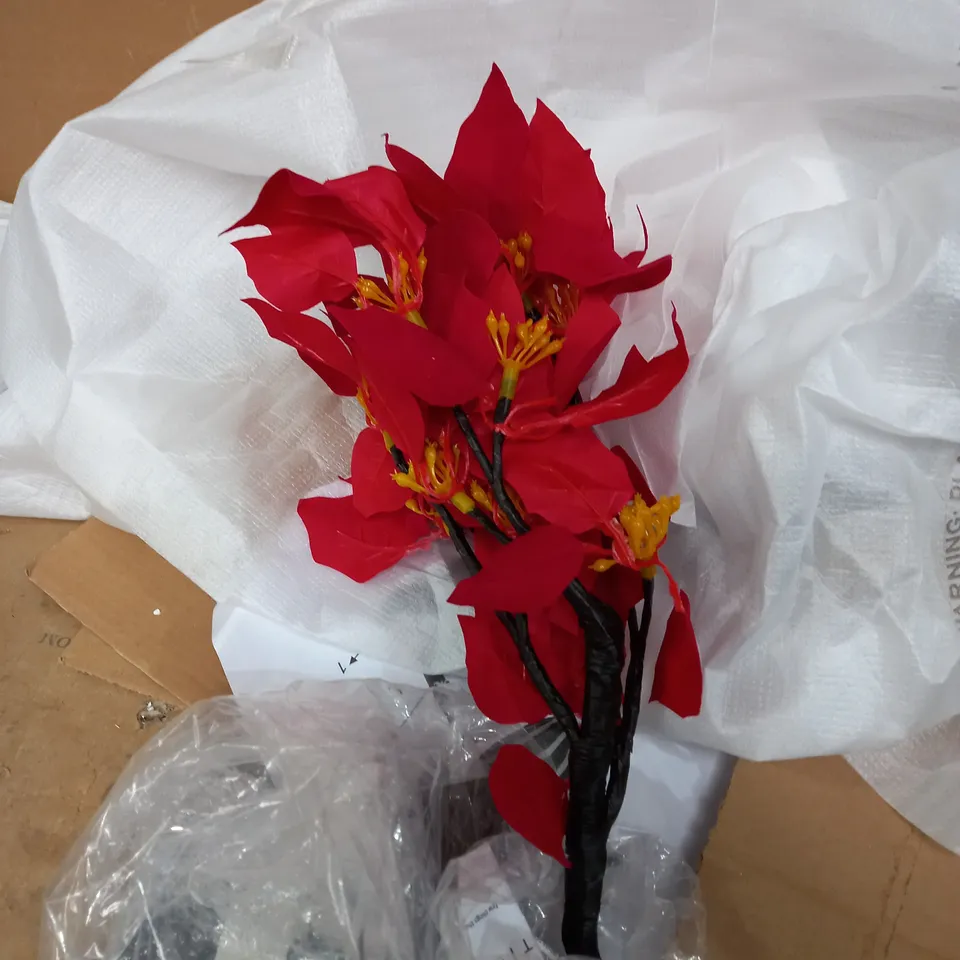 RED FLOWER ARTIFICAL DECORATION