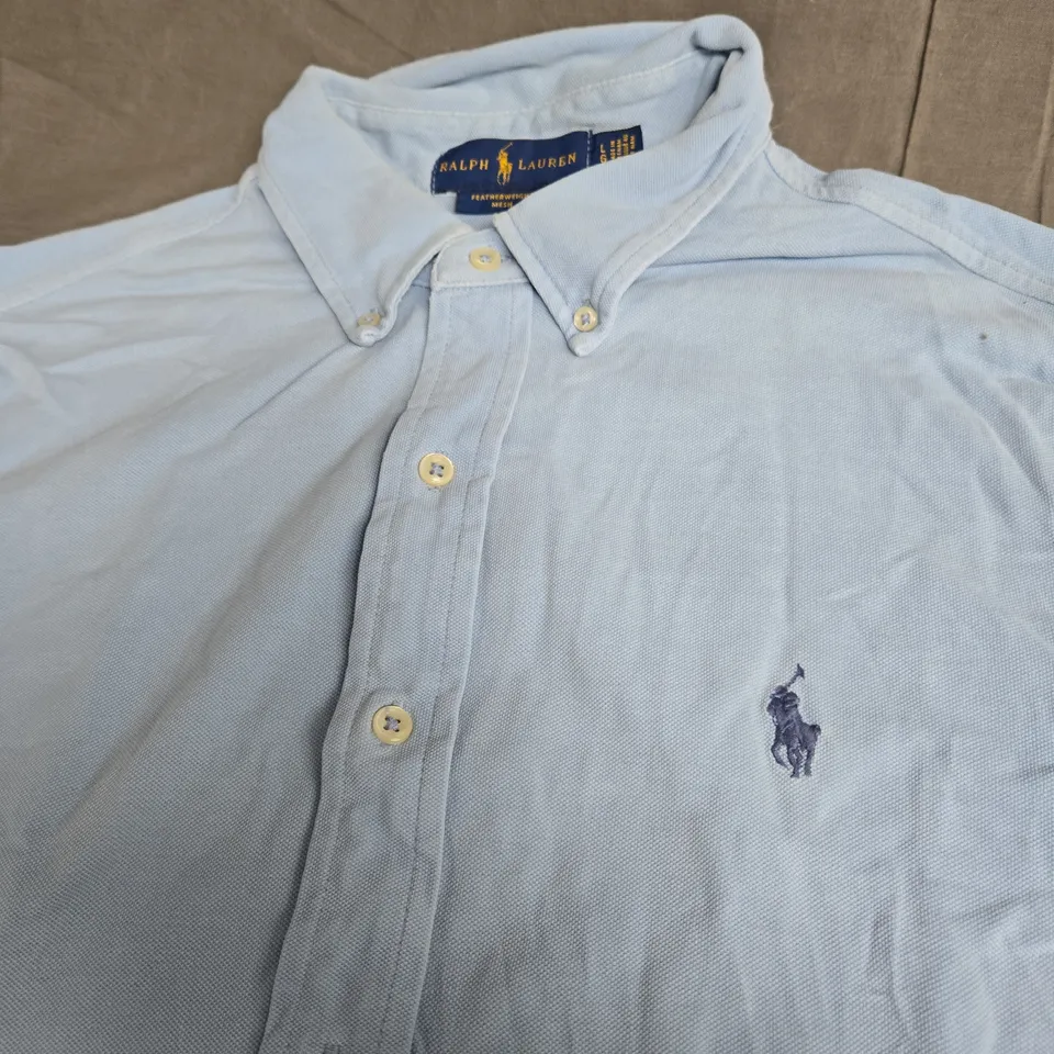 POLO RALPH LAUREN LONG SLEEVE SHIRT SIZE L 