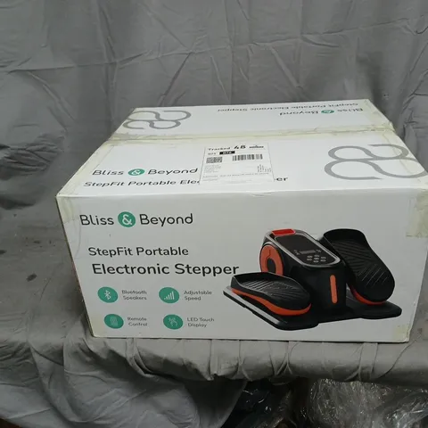 BLISS & BEYOND STEPFIT PORTABLE ELECTRONIC STEPPER – BOXED