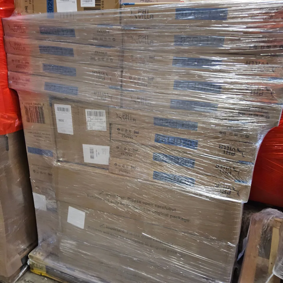 PALLET OF ASSORTED BOXED METAL CAFE TABLES & CHAIRS