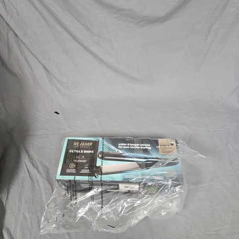 REVAMP WIDE ULTRA X SHINE CERAMIC HAIR STRAIGHTENER