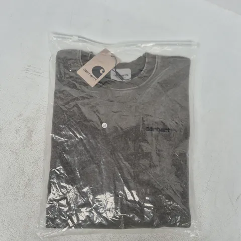BAGGED CARHARTT SWEATSHIRT IN DUSTY DEEP OLIVE SIZE LARGE