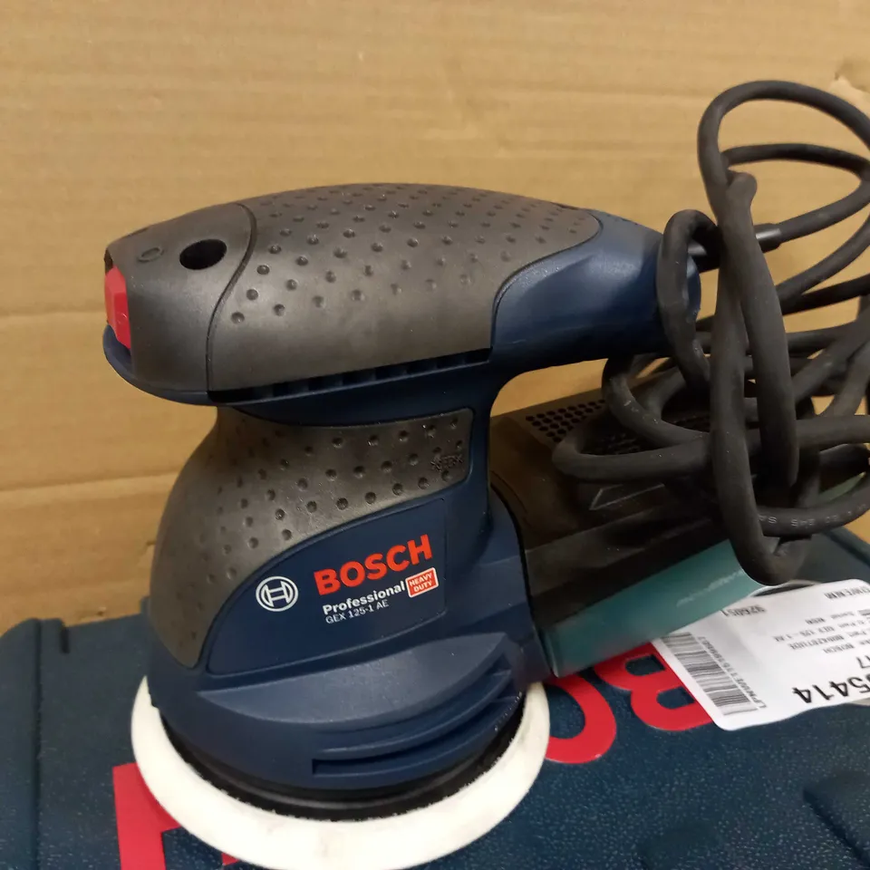 BOSCH PROFESSIONAL GEX 125-1 AE CORDED 240 V RANDOM ORBIT SANDER