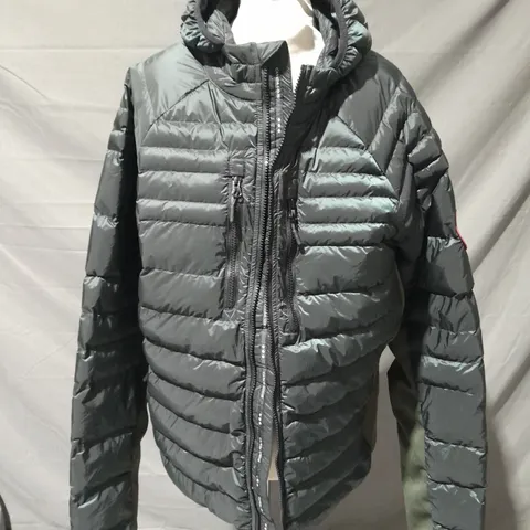 CANADA GOOSE HYBRIDGE LITE TECH HOODY IN DARK TEAL SIZE XL