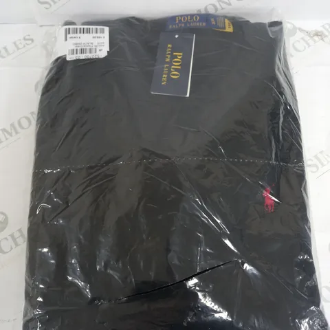 POLO RALPH LAUREN FLEECE CREW IN BLACK - XL