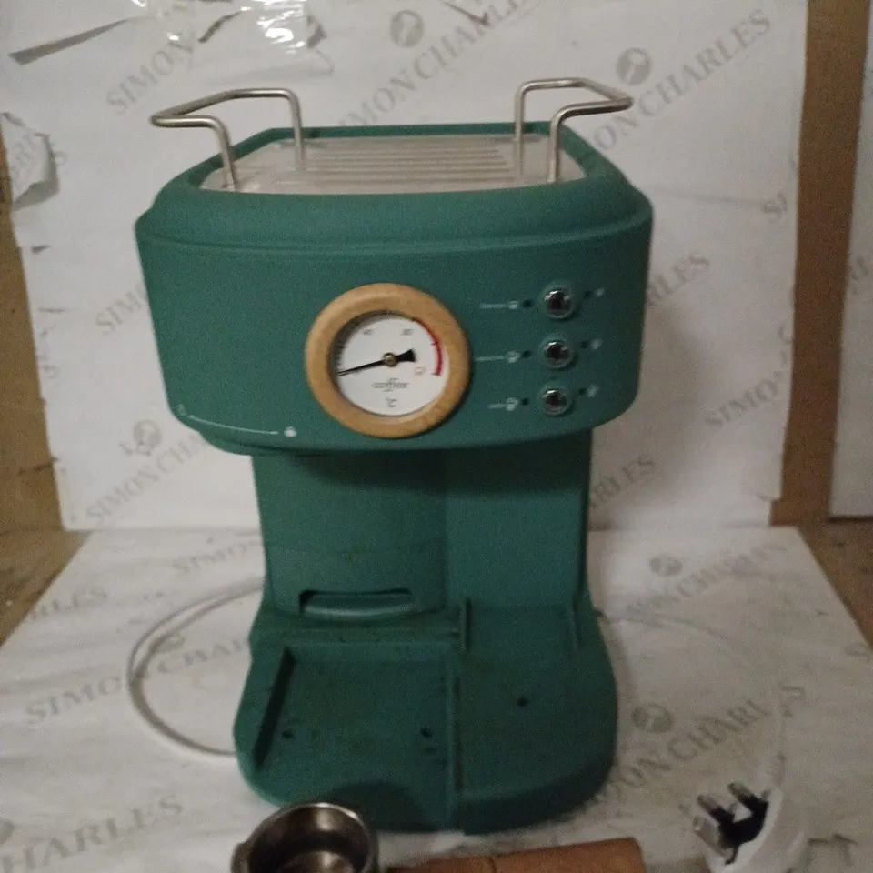 SWAN NORDIC ONE TOUCH ESPRESSO MACHINE - PINE GREEN