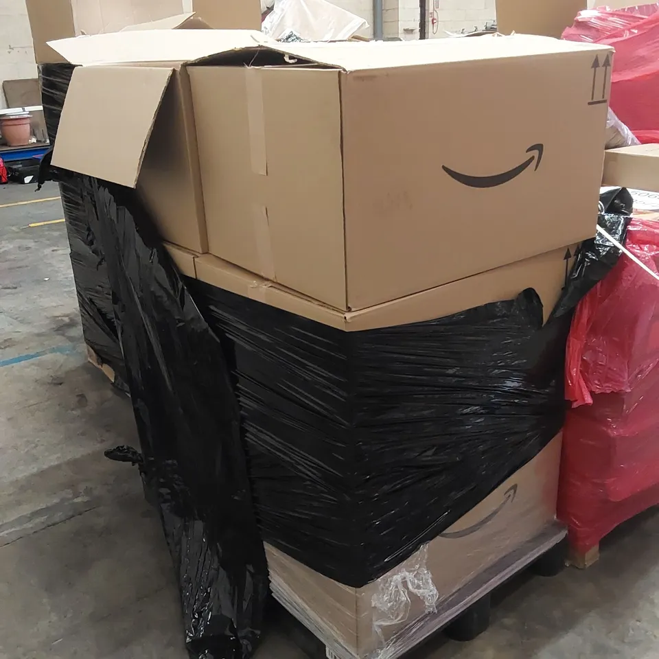 PALLET TO CONTAIN AN ASSORTMENT OF HOUSEHOLD ITEMS TO INCLUDE; TOYS, BOOKS, CLOTHING ETC