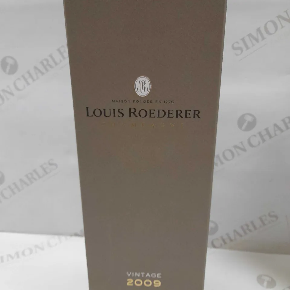BOXED LOUIS ROEDERER VINTAGE 2009 CHAMPAGNE 750ML