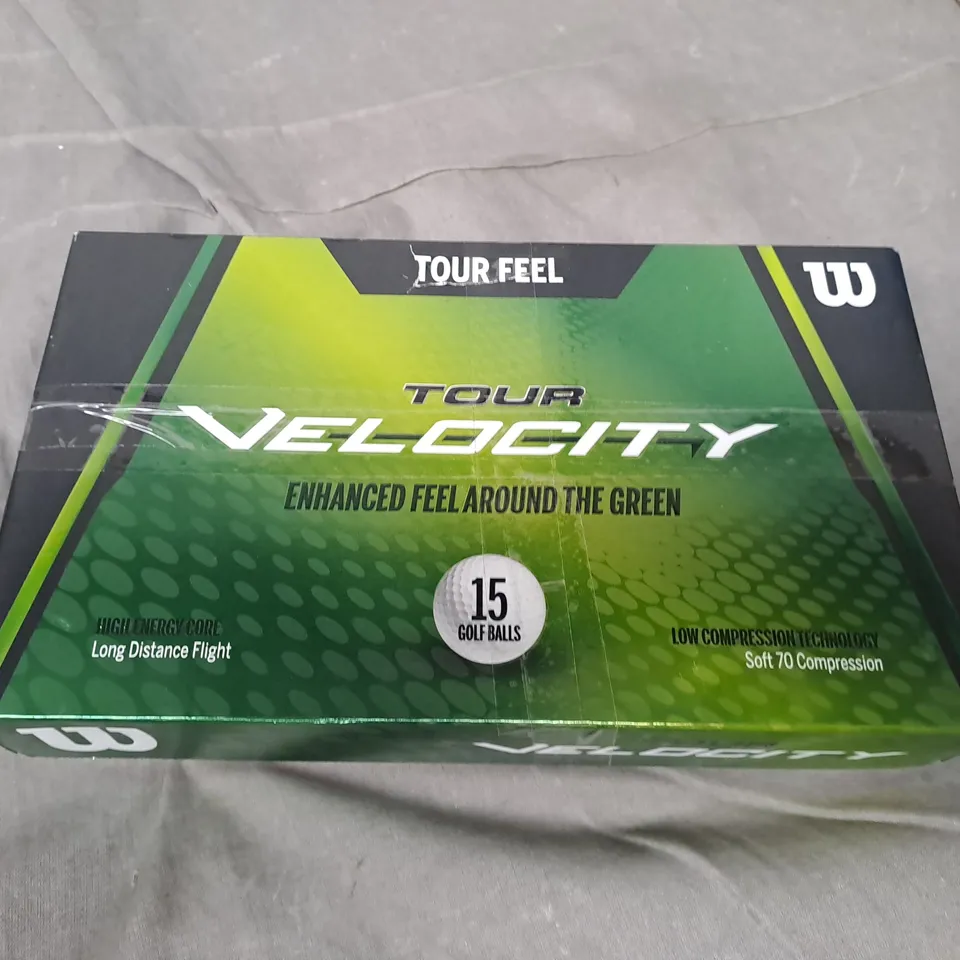 SEALED 15 TOUR VELOCITY GOLF BALLS