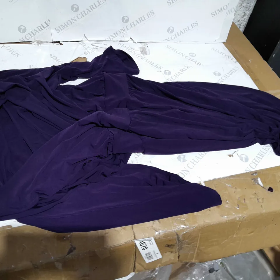 K&C JUMPSUIT DEEP PURPLE SIZE 2XL