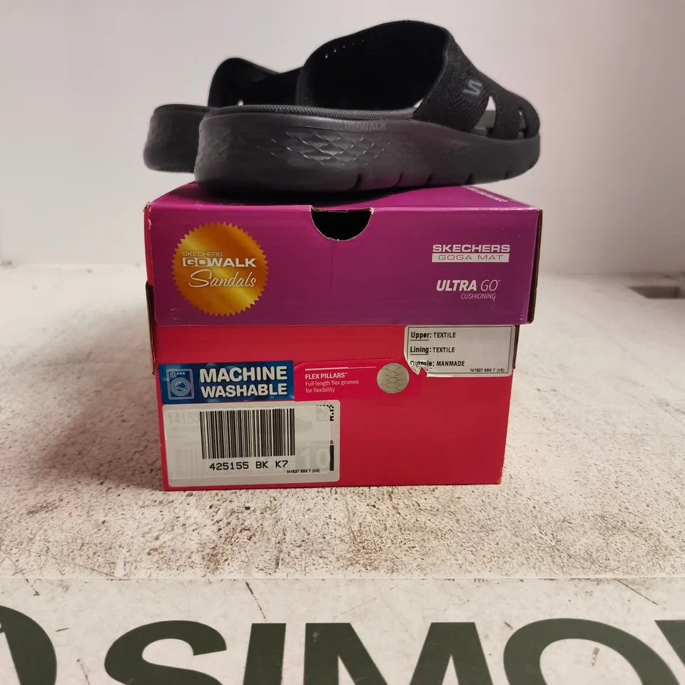 SKECHERS GO WALK SANDALS – BLACK UK 7