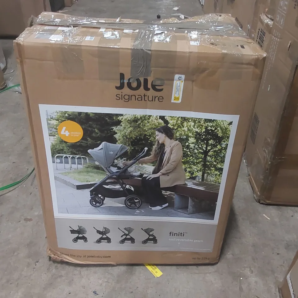 BOXED JOIE FINITI 4 IN 1 REVERSIBLE PRAM 