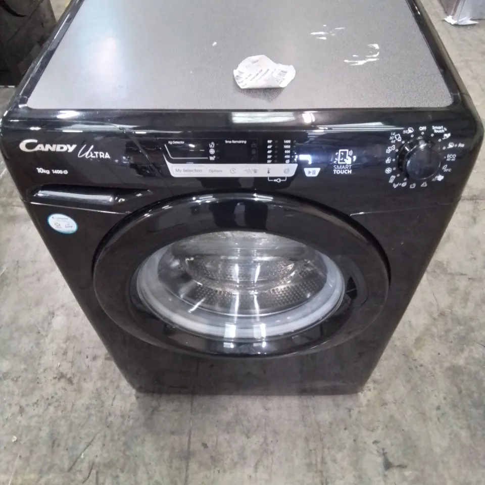 CANDY ULTRA FREESTANDING 10KG WASHING MACHINE IN BLACK -COLLECTION ONLY-