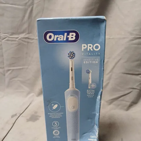 ORAL-B PRO VITALITY SENSITIVE EDITION ELECTRIC TOOTHBRUSH – BOXED