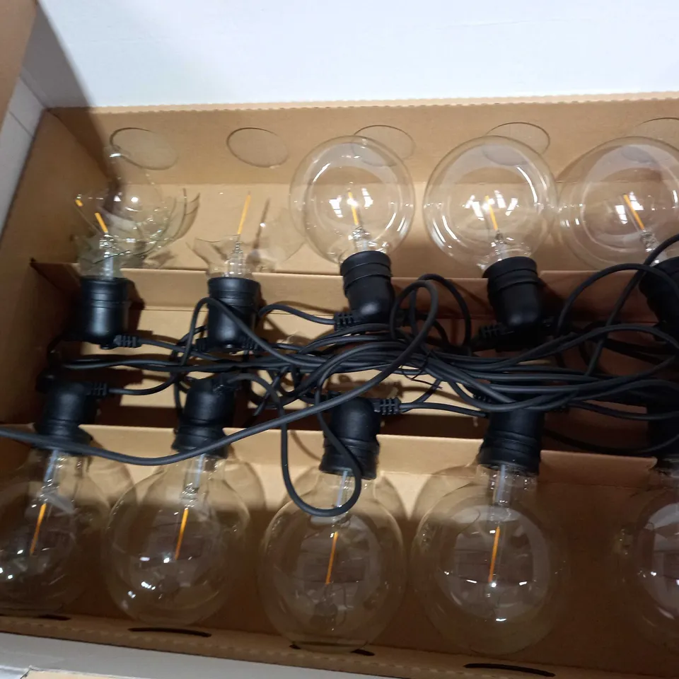 JOHN LEWIS FESTOON 20 LIGHT LED OUTDOOR LINE LIGHT