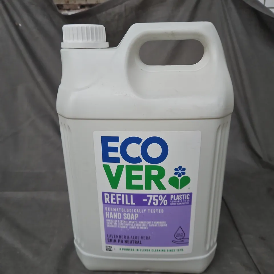 ECOVER HAND SOAP REFILL – LAVENDER & ALOE VERA (75% PLASTIC, SKIN PH NEUTRAL)