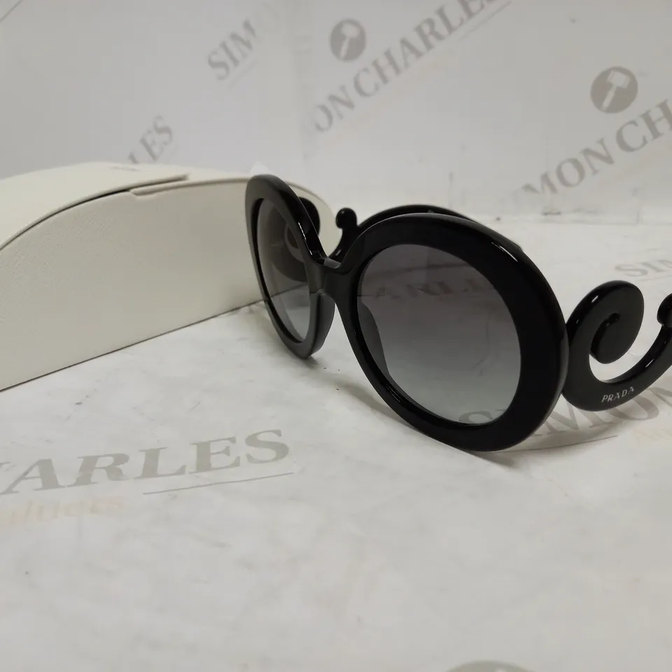 PRADA CIRCLE SUNGLASSES - BLACK RRP £223