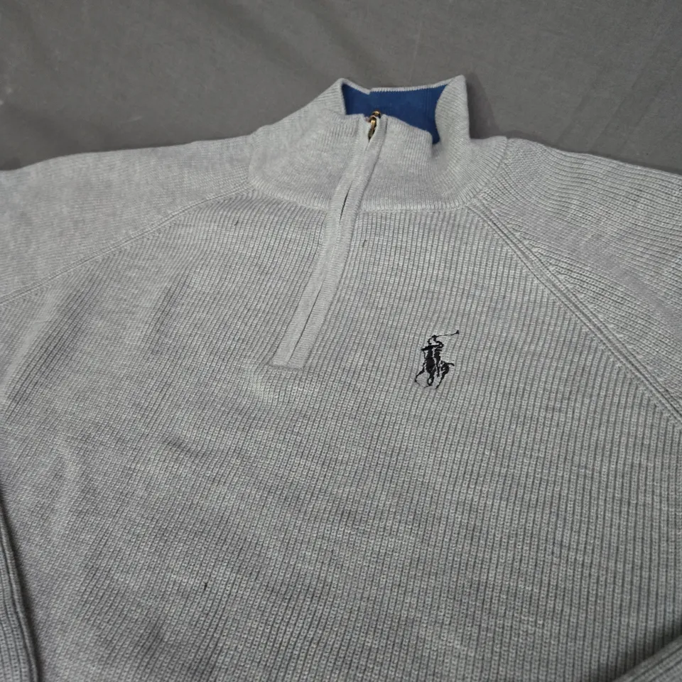 POLO RALPH LAUREN 1/4 ZIP CARDIGAN SIZE L