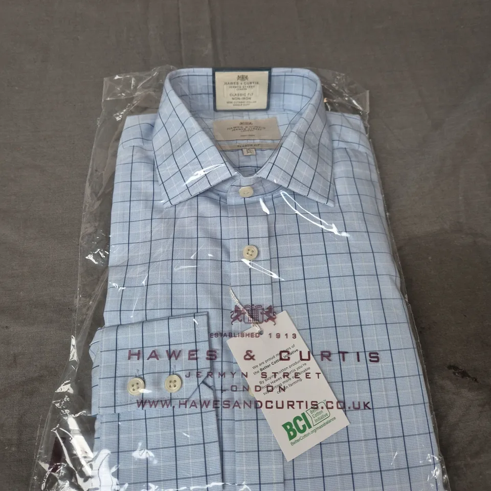 HAWES AND CURTIS CLASSIC FIT SHIRT - SIZE16/34