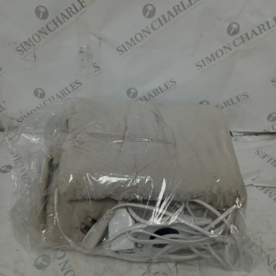 COZEE HOME HEATED BLANKET IN STONE 