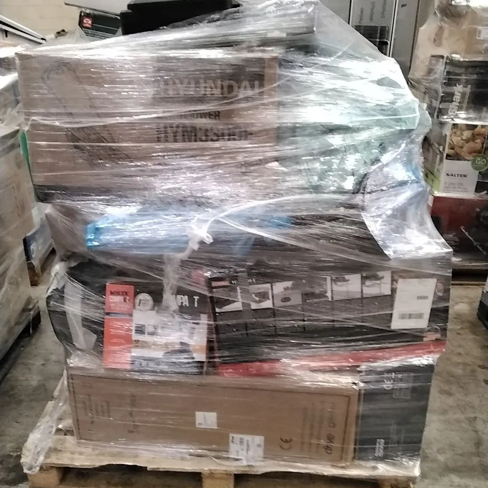 PALLET OF APPROXIMATELY 19 UNPROCESSED RAW RETURN HOUSEHOLD AND ELECTRICAL GOODS TO INCLUDE;