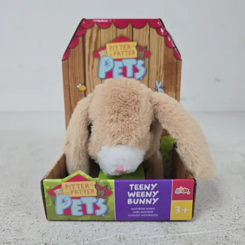 PITTER PATTER PETS TEENY WEENY BUNNY PLUSH TOY