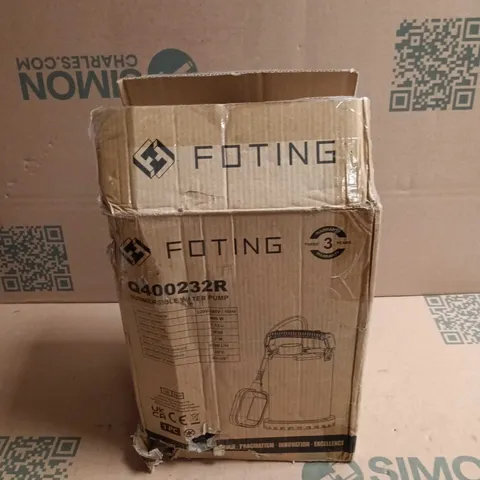 FOTING SUBMERSIBLE WATER PUMP BOXED 