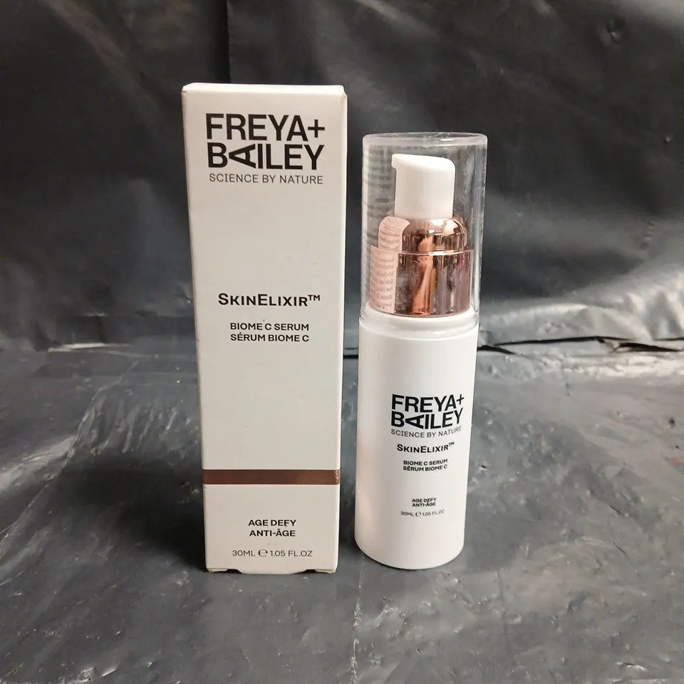 FREYA+BAILEY SKINELIXIR BIOME C SERUM – AGE DEFY ANTI-AGE, 30ML, BOXED