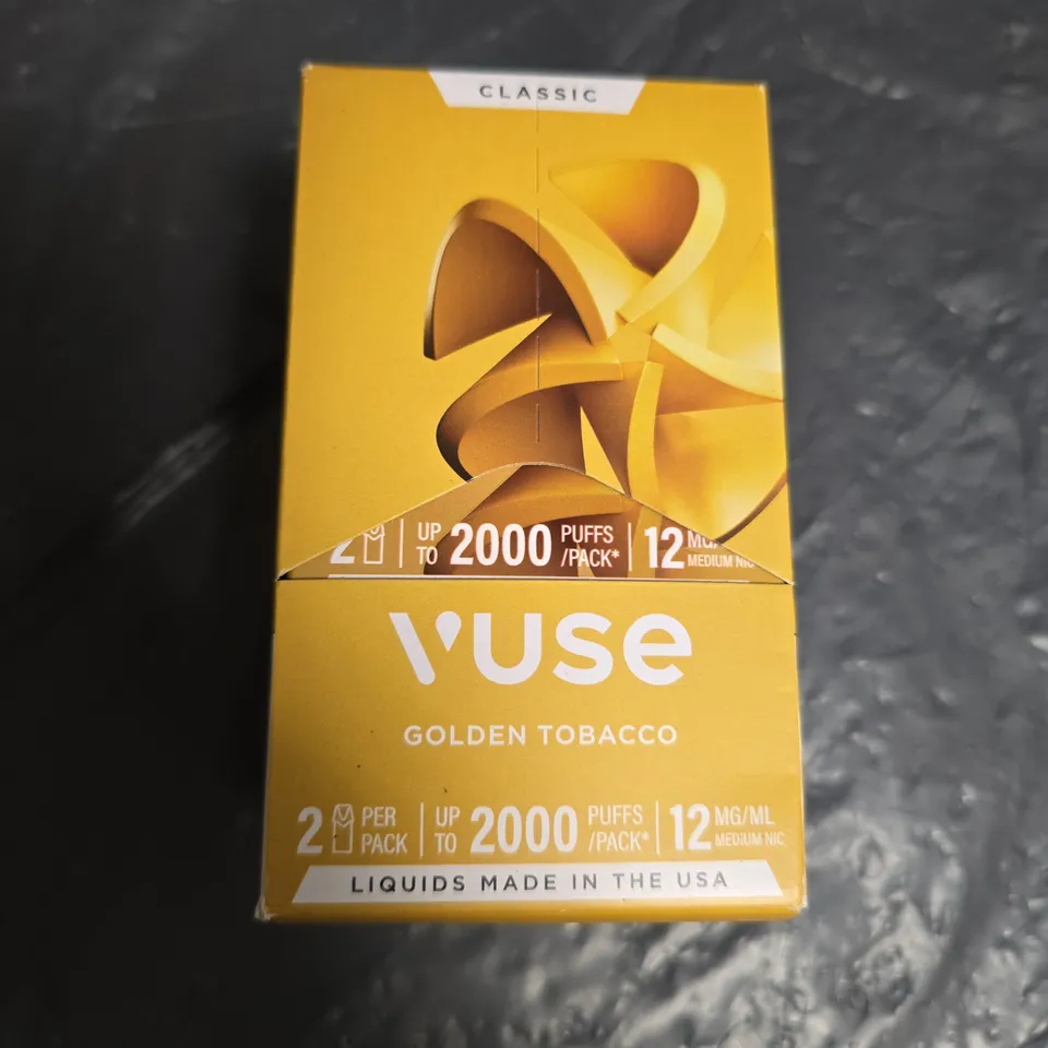 VUSE GOLDEN TOBACCO CLASSIC POD PACK – 5 X POD PACKS, 12 MG/ML NICOTINE (USA-MADE)