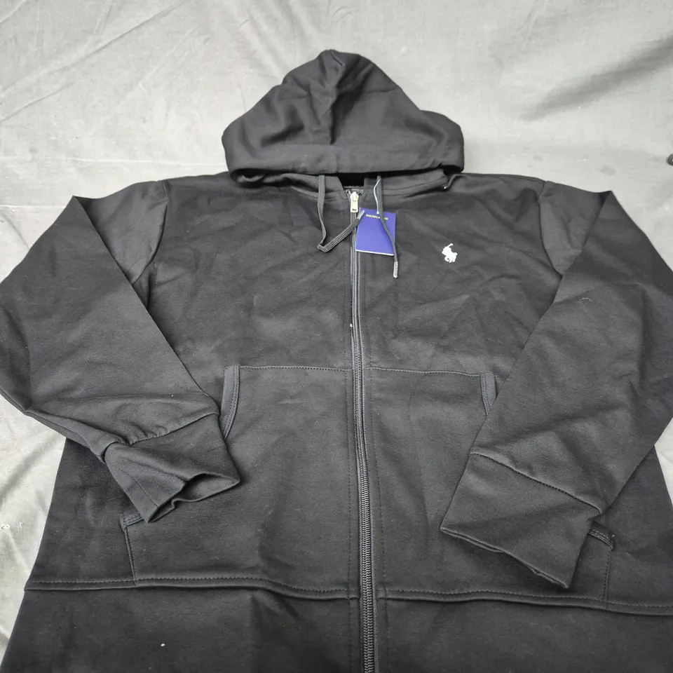 POLO RALPH LAUREN BLACK HOODIE SIZE S