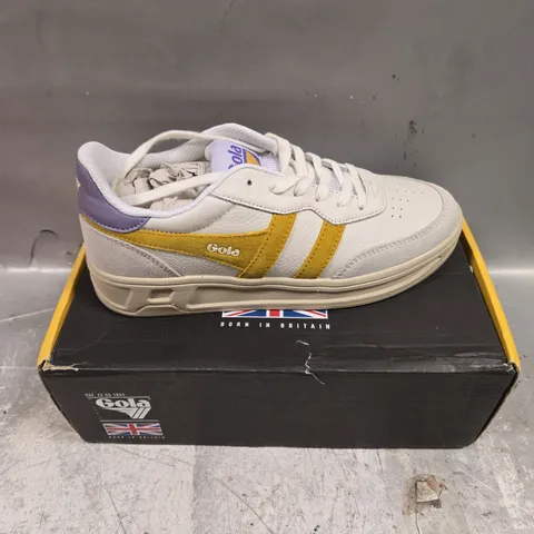 BOXED PAIR OF GOLA TOPSPIN TRAINERS IN OFF WHITE - 5