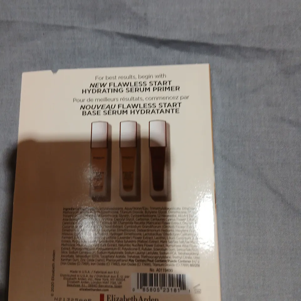 APPROXIMATELY 288 ELIZABETH ARDEN FLAWLESS FINISH SKINCARE FOUNDATION SET – 6 X 0.5 ML