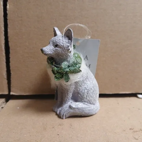 BOX OF APPROXIMATELY 5 GISELA GRAHAM FOX CHRISTMAS TREE DECORATIONS