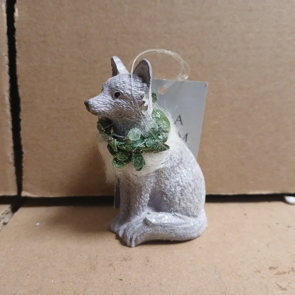 BOX OF APPROXIMATELY 5 GISELA GRAHAM FOX CHRISTMAS TREE DECORATIONS