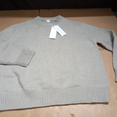 ARKET CERTIFIED WOOL CREW JUMPER - EUR M