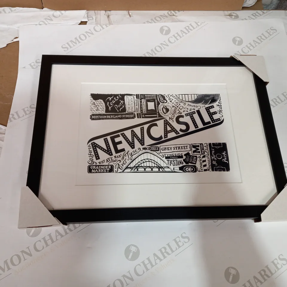 FRAMED NEWCASTLE ART PRINT