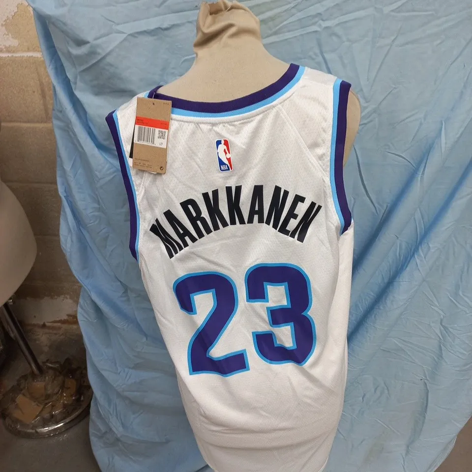 Nike Utah Jazz Basketball Jersey – Markkanen #23 – Men's Large